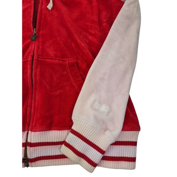 Touch by Alyssa Milano | Pink & Red Wisconsin Badgers Hoodie | Size XXL - Picture 4 of 7